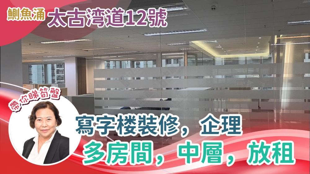 太古城中心 太古灣道12號的單位視頻資料｜寫字樓樓盤｜中原工商舖